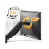 Advance MecaMount Single 17"-32" Monitor Console Black ADV-ARM1M