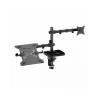 Advance XtendMounts Dual 17"-32" Monitor Console Black ADV-ARM12F