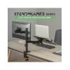 Advance XtendMounts Dual 17"-32" Monitor Console Black ADV-ARM12F