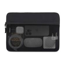 Pipetto Expand Sleeve bag for MacBook Pro 14/Air 13.6 Black P077-140-X