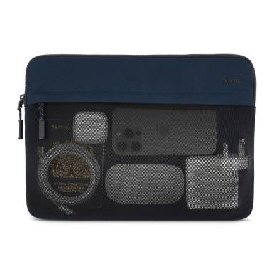 Pipetto Expand Sleeve bag for MacBook Pro 14/Air 13.6 Dark Blue P077-141-X Pipetto Expand Sleeve bag for MacBook Pro 14/Air 13.6 Dark Blue P077-141-X