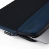Pipetto Expand Sleeve bag for MacBook Pro 14/Air 13.6 Dark Blue P077-141-X