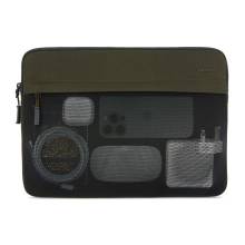 Pipetto Expand Sleeve bag for MacBook Pro 14/Air 13.6 Dark Green P077-142-X