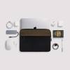 Pipetto Expand Sleeve bag for MacBook Pro 14/Air 13.6 Dark Green P077-142-X