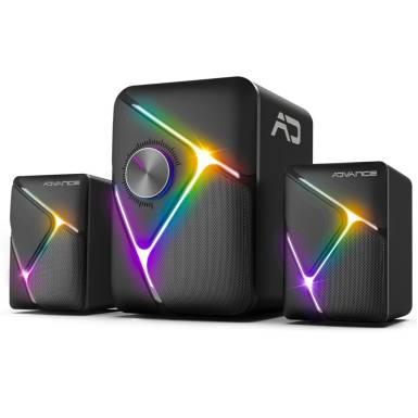 Advance Soundphonics 11W RMS RGB Bluetooth Speaker Black SP-5200