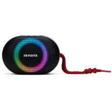 Aiwa BST-330RD Portable Bluetooth Speaker Black/Red BST-330RD