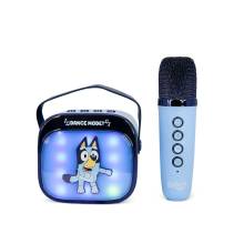 OTL Technologies Bluey PopSing LED Light-Up Bluetooth Karaoke Speaker & Microphone Blue BL1444