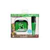 OTL Technologies Minecraft PopSing LED Light-Up Bluetooth Karaoke Speaker & Microphone Green MC1447
