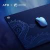 ATK x LEVIATAN Collaboration Gaming Egérpad Blue LEV MOUSEPAD L