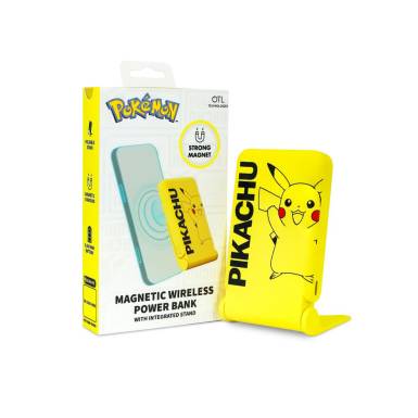 OTL Technologies Pokémon Pikachu 5000mAh Magnetic Wireless PowerBank Yellow PK1191 OTL Technologies Pokémon Pikachu 5000mAh Magnetic Wireless PowerBank Yellow PK1191