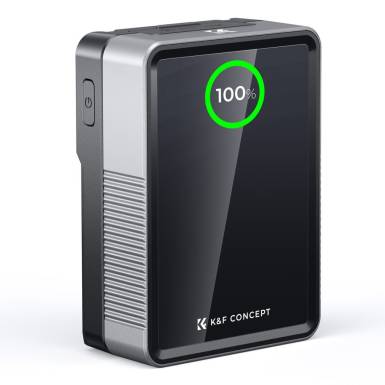 K&F Concept V-Mount Mini Pro 3400mAh Powerbank Black KF-28-0059