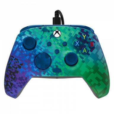 PDP Xbox Series X/S & PC USB Gamepad REMATCH Glitch Green 049-023-GG