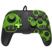 PDP 1-UP Glow in the Dark REMATCH Gamepad Black/Green 500-134-GID