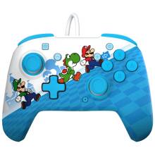 PDP Nintendo Switch Mario Escape Rematch USB Gamepad Blue/White 500-134-MRES