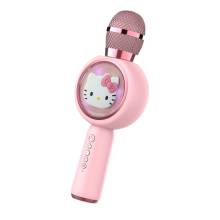 OTL Technologies Hello Kitty PopSing LED Karaoke Microphone Pink HK1210