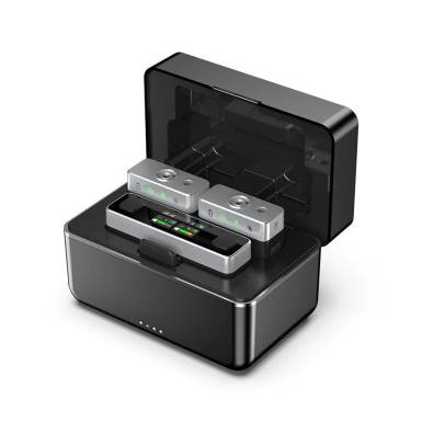 Ulanzi AM18 U-mic 2.4GHz vezeték nélküli duális mikrofon szett usb-a usb-c lightning csatlakozás UL-A018GBB1 Ulanzi AM18 U-mic 2.4GHz vezeték nélküli duális mikrofon szett usb-a usb-c lightning csatlakozás UL-A018GBB1