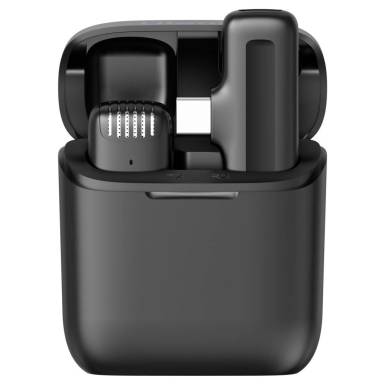 Ulanzi J11 vezeték nélküli Lavalier mikrofon 1 mikrofon és 1 vevő usb-c csatlakozás Black UL-3134 Ulanzi J11 vezeték nélküli Lavalier mikrofon 1 mikrofon és 1 vevő usb-c csatlakozás Black UL-3134