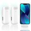 Ulanzi J12 vezeték nélküli Lavalier mikrofon 2 mikrofon és 1 vevő usb-c csatlakozás White UL-3096