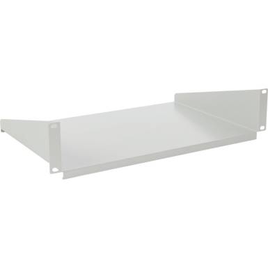 19" 2U fix polc; 440x300mm; 400-1000mm mély szekrényekhez; szürke RAPD2-G 19" 2U fix polc; 440x300mm; 400-1000mm mély szekrényekhez; szürke RAPD2-G