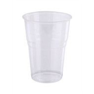 Műanyag pohár, 2 dl, víztiszta