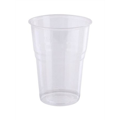 Műanyag pohár, 2 dl, víztiszta