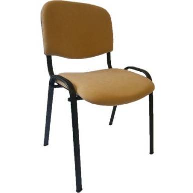 Tárgyalószék, szövetborítás, fekete fémváz, "Felicia", drapp Tárgyalószék, szövetborítás, fekete fémváz, "Felicia", drapp