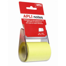 Öntapadó jegyzetpapír tekercsben, APLI, 60 mm x 10 m