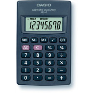 Zsebszámológép, 8 számjegy, CASIO "HL-4T"