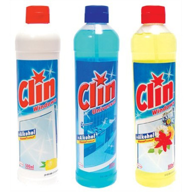 Ablaktisztító, 750 ml, utántöltő, CLIN