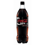 Üdítőital szénsavas, 1 l, COCA COLA "Coca Cola Zero"