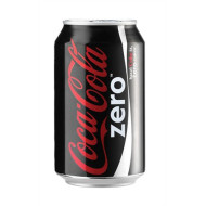 Üdítőital, szénsavas, 0,33 l, dobozos, COCA COLA "Coca Cola Zero"