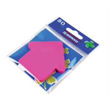 Öntapadó jegyzettömb, nyíl alakú, 50 lap, DONAU, rózsaszín