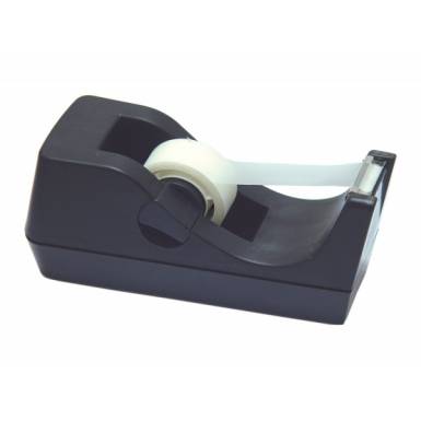 Ragasztószalag-adagoló, asztali, DONAU, fekete Ragasztószalag-adagoló, asztali, DONAU, fekete