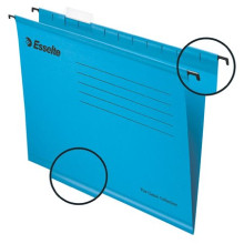 Függőmappa, újrahasznosított karton, A4, ESSELTE "Pendaflex Standard", kék