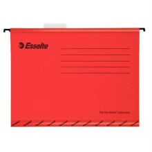 Függőmappa, újrahasznosított karton, A4, ESSELTE "Pendaflex Standard", piros