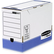 Archiváló doboz, 150 mm, "BANKERS BOX® SYSTEM by FELLOWES®", kék