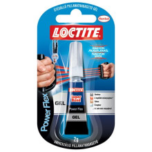 Pillanatragasztó gél, 2 g, HENKEL "Loctite Super Bond"