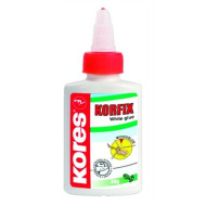 Hobbyragasztó, 60 g, KORES "White Glue"