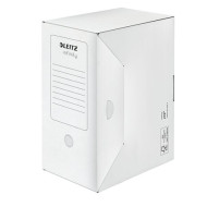 Archiváló doboz, A4, 150 mm, újrahasznosított karton, LEITZ "Infinity", fehér