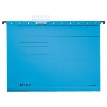 Függőmappa, karton, A4, LEITZ, "Alpha Standard", kék