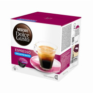 Kávékapszula, 16x7 g, NESCAFÉ "Dolce Gusto Espresso", koffeinmentes