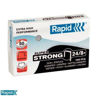 Tűzőkapocs, 24/8+, horganyzott, RAPID "Superstrong"