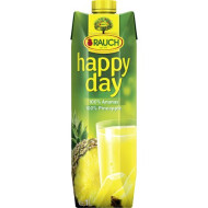 Gyümölcslé, 100%, 1 l, RAUCH "Happy day", ananász