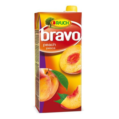 Gyümölcslé, 25%, 1,5 l, RAUCH "Bravo", őszibarack