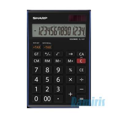 Számológép, asztali, 14 számjegy, SHARP "EL-145TBL" Számológép, asztali, 14 számjegy, SHARP "EL-145TBL"