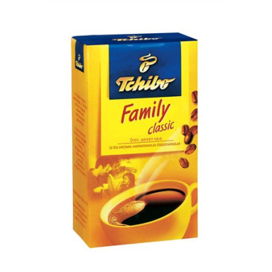 Kávé, pörkölt, őrölt, vákuumos csomagolásban, 250 g,  TCHIBO "Tchibo Family"