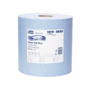 Törlőpapír, általános tisztításhoz, 2 rétegű, TORK, "Advanced", kék
