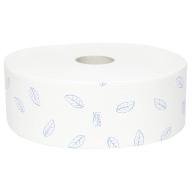 Toalettpapír, T1 rendszer, 2 rétegű, 26 cm átmérő, TORK "Premium soft", extra fehér