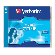 CD-R lemez, 700MB, 80min, 16x, normál tok, VERBATIM "Live it!"