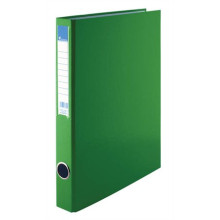 Gyűrűs könyv, 2 gyűrű, 35 mm, A4, PP/karton, VICTORIA, zöld
